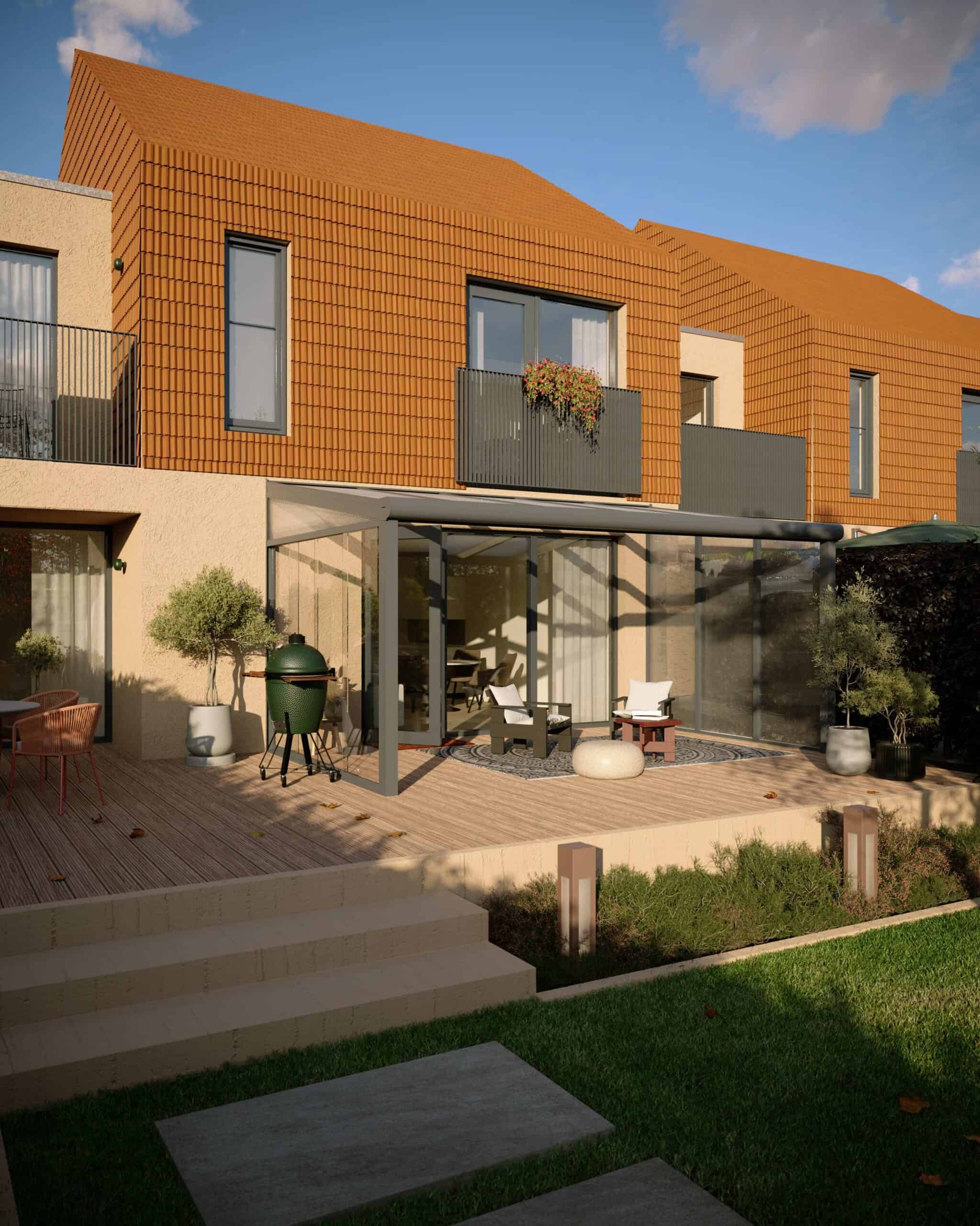 Terrassenüberdachung 6x2m